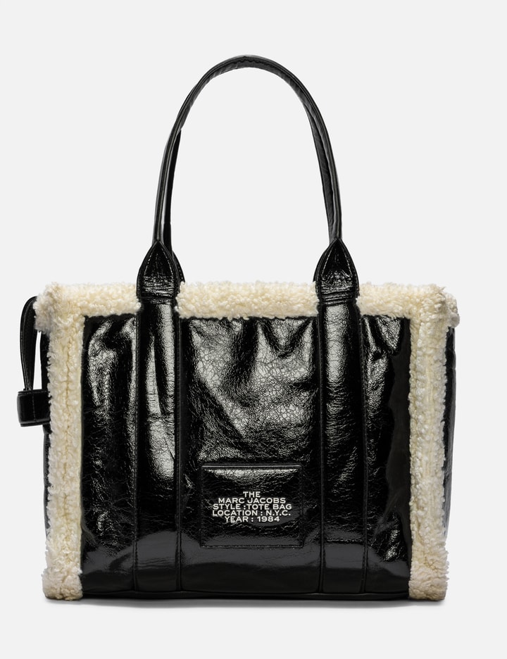 Shearling Patent Tote Bag Placeholder Image