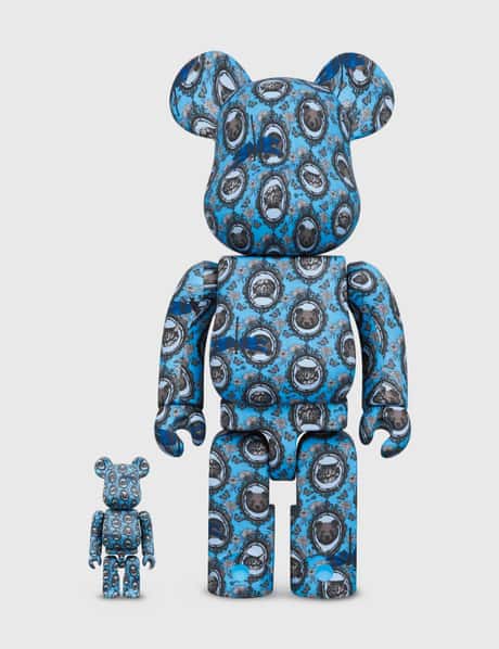 Medicom Toy Be@rbrick Robe Japonica Mirror 100% and 400%
