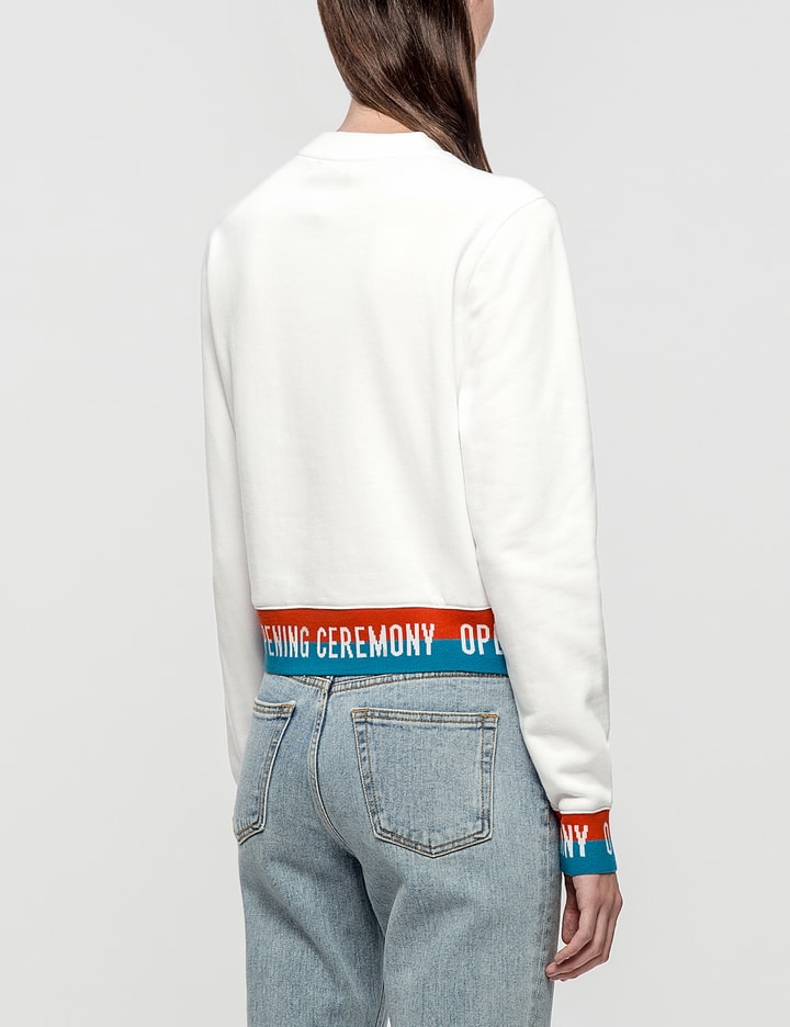 Elastic Logo Crop Sweatshirt Placeholder Image