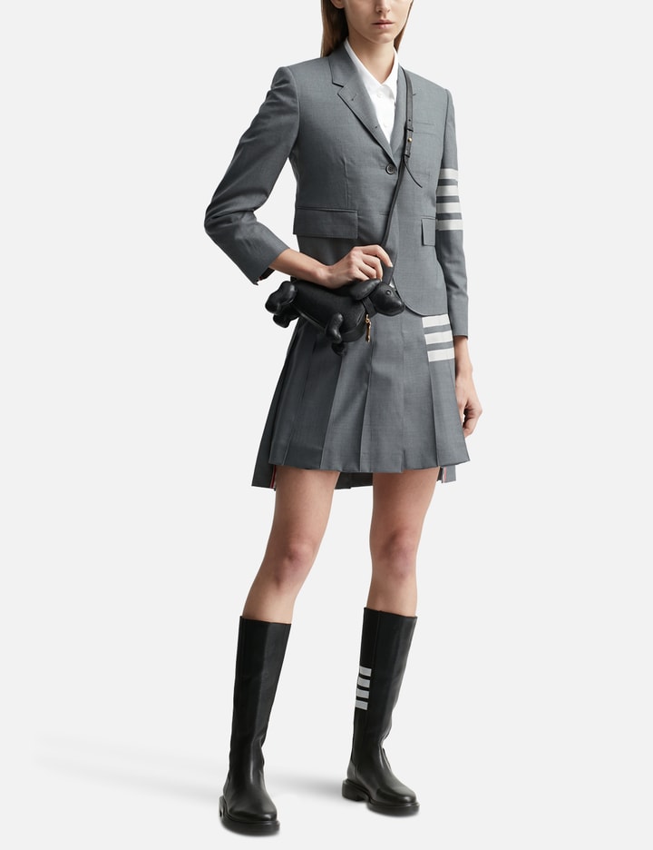 Plain Weave Mini Pleated 4-Bar Skirt Placeholder Image