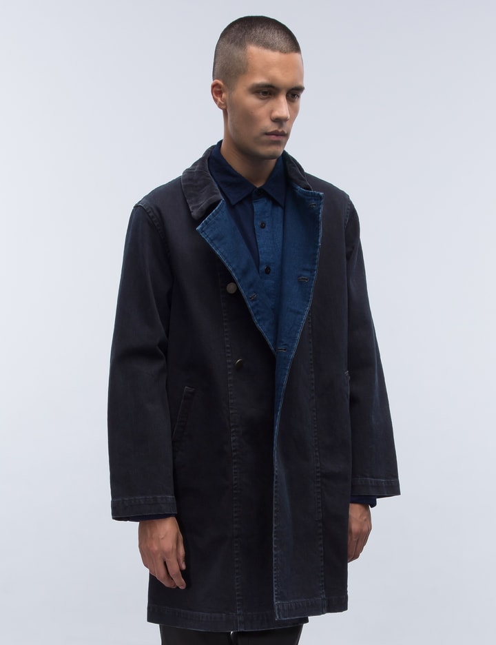 "edo" Black Double Breast Coat Placeholder Image