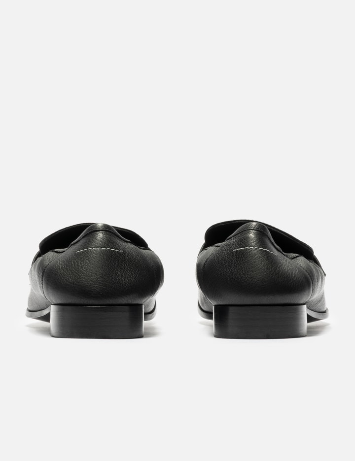 MM6 Maison Margiela Leather Swing Toe Loafers