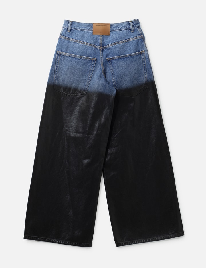 Alexander Wang T Surge Coated Wide-leg Jean