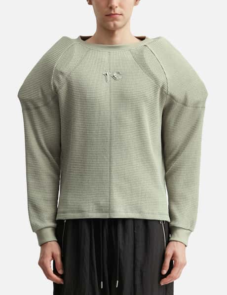 Bulk Shoulder Waffle Long Sleeve view 10