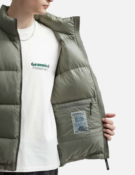 Gramicci Seal Grey Down Puffer Jacket