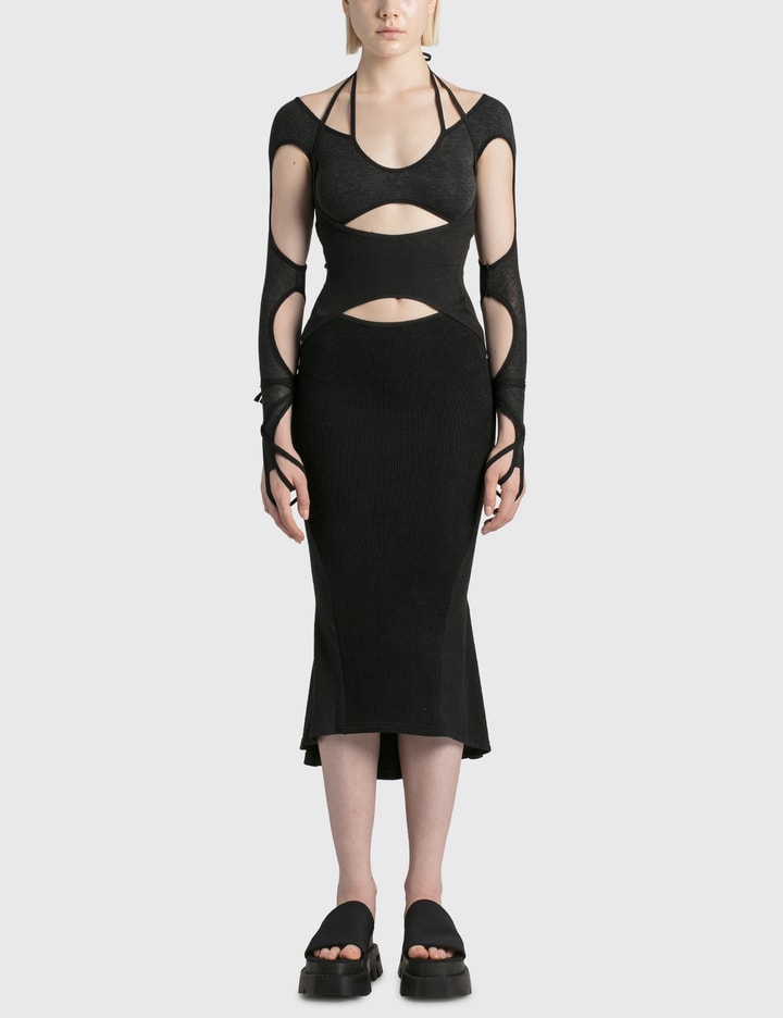 Halter Dress With Sleeve Placeholder Image