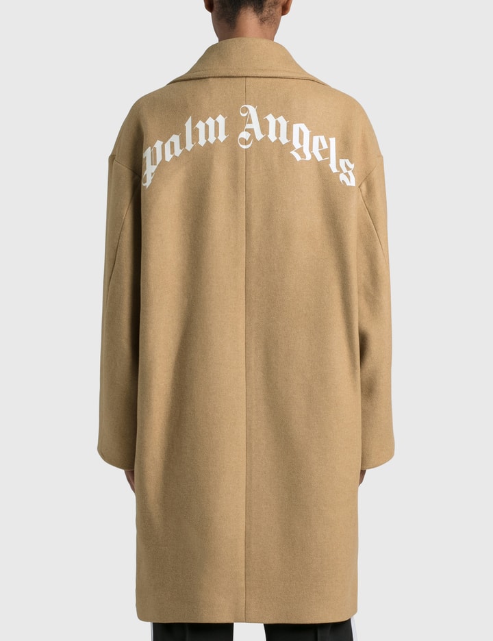 Curved Logo Print Coat Placeholder Image