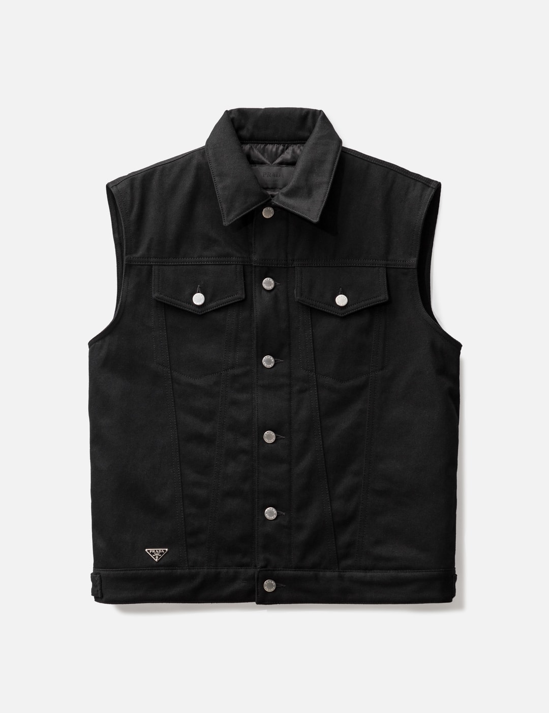 PRADA Re-Nylon Gabardine shirt with pouch 24X702_1WQ8_F0002_S_212 –  BORDER-GARA