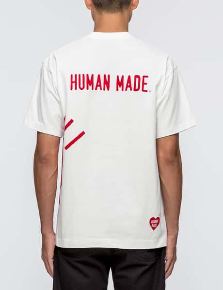 HUMAN MADE HEART やくす L/S T-SHIRT WHITE L