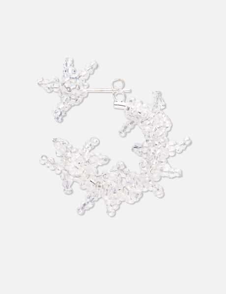 Vepra Clear Loop Locker Earring view 6