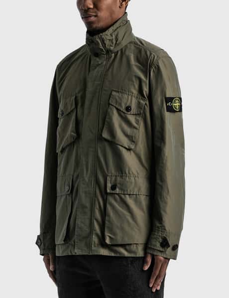 Stone Island Jacket Green Street Stone Island Field Jacket HBX