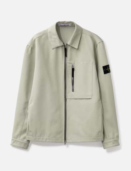 Stone Island Cotton Nylon Drill Overshirt