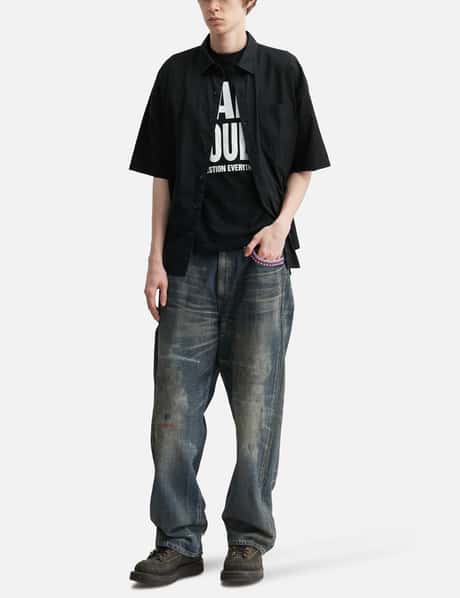 X Katharine Hamnett BW Over Shirt Short Sleeves view 14