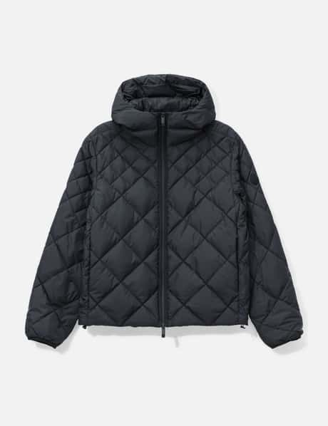 Merak Geometric-Quilted Hooded Short Down Jacket view 6