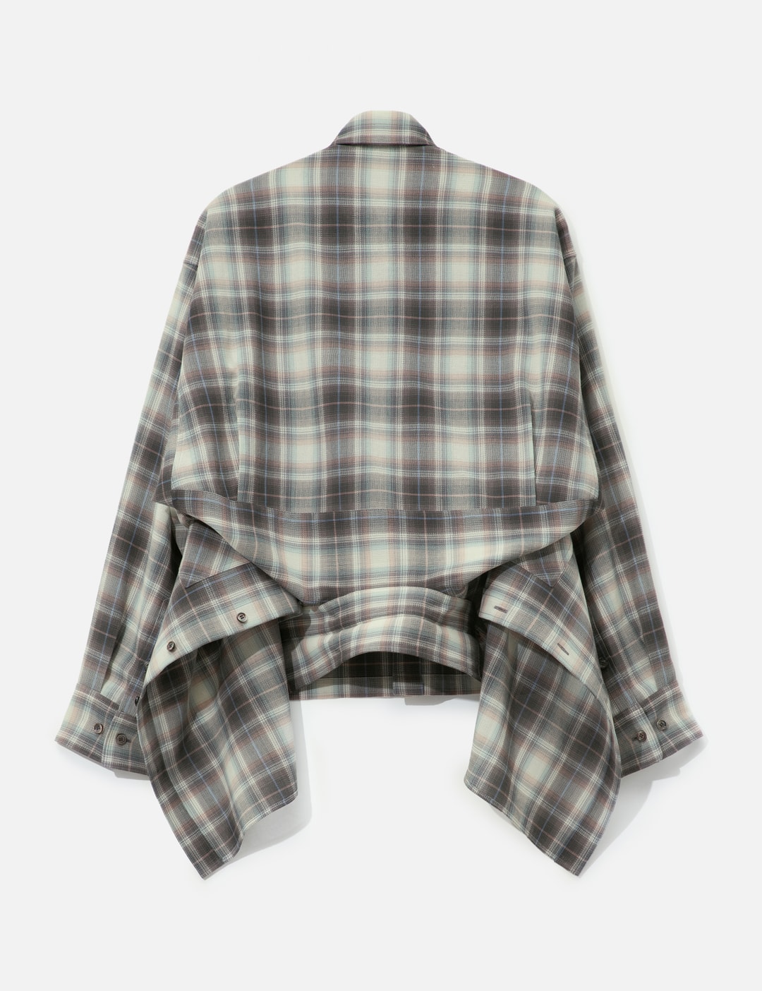 Double-End Fresco Flannel Check Shirt view 17
