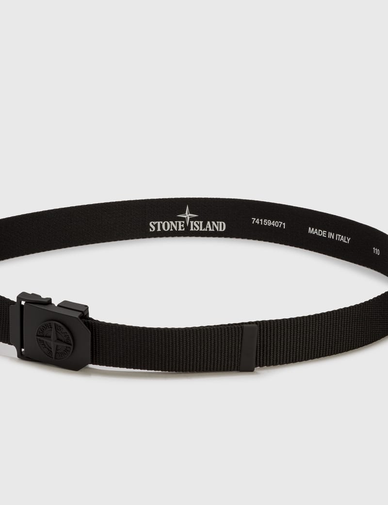 stone island nylon tape belt