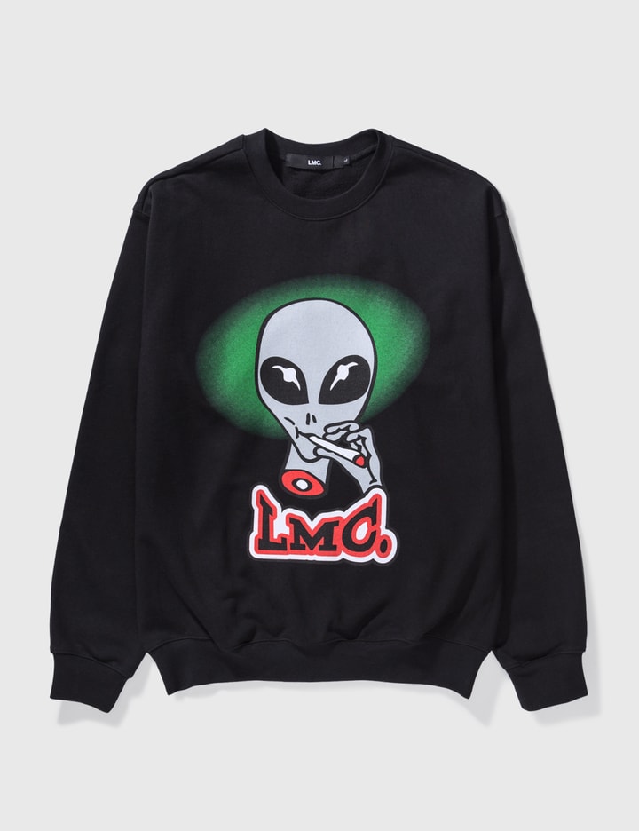 LMC Smoking Alien Sweatshirt Placeholder Image