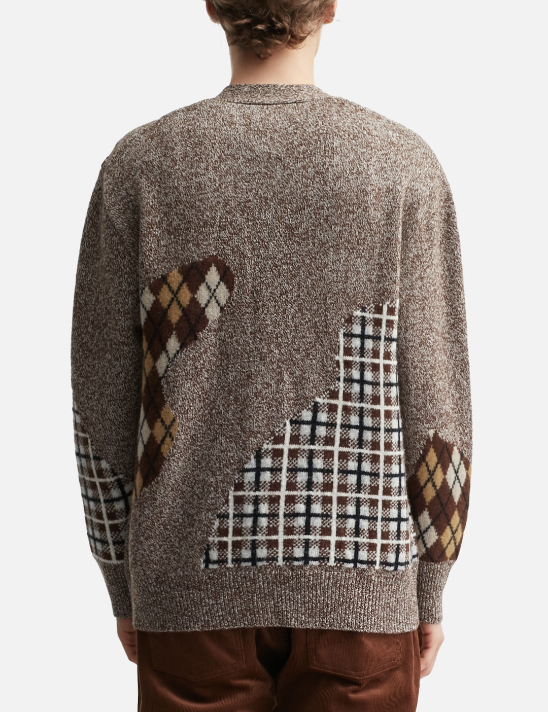 Argyle & Check Mix Cardigan view 19