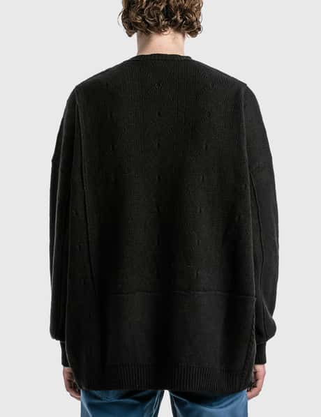 Raf Simons - ルーズ フィット ブレイド リリーフ ラウンドネック 