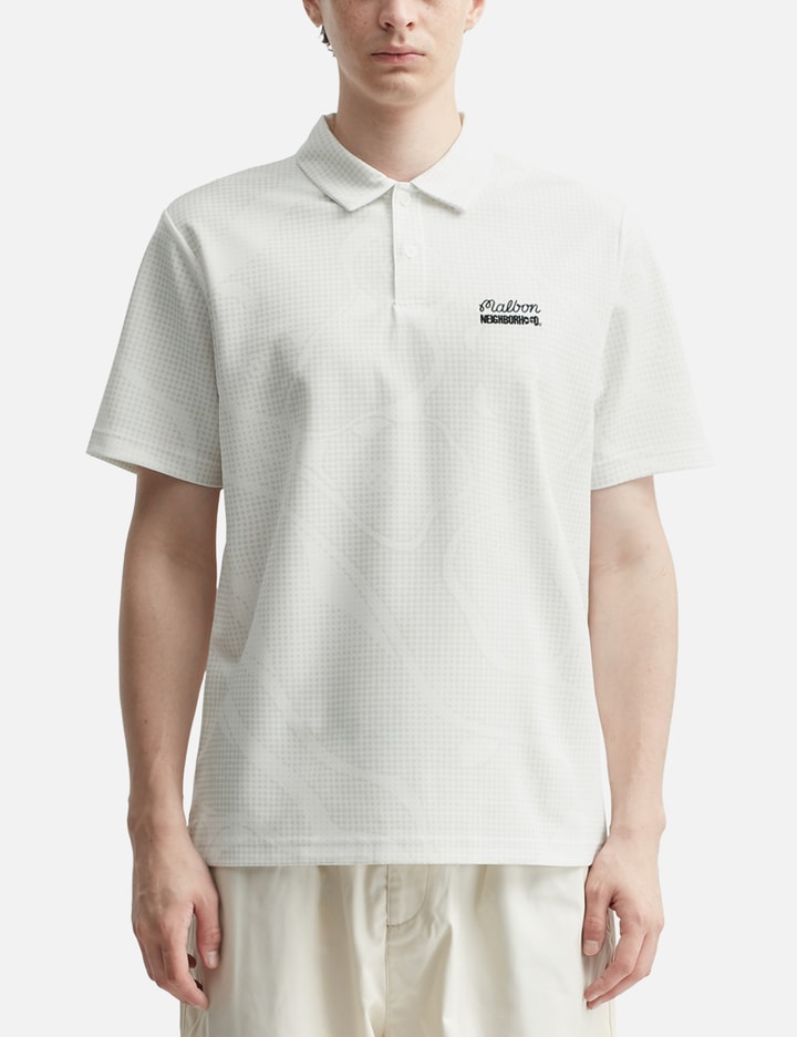 NH x Malbon Golf . Course Camo Pattern Polo Short Sleeve Placeholder Image
