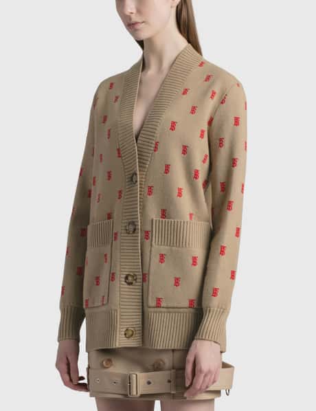 Burberry - モノグラム ウール カシミア ブレンド オーバーサイズ 