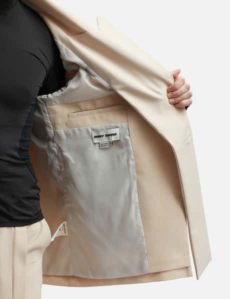 Short Sleeves Mix Media Blazer view 17