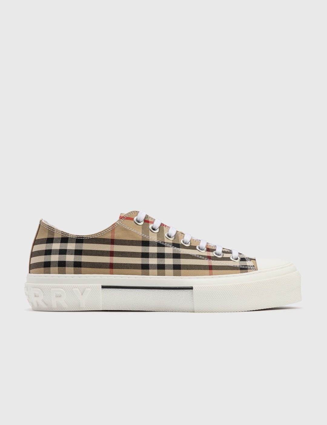 Burberry - Vintage Check Cotton Sneakers | HBX - Globally Curated Fashion  and Lifestyle by Hypebeast