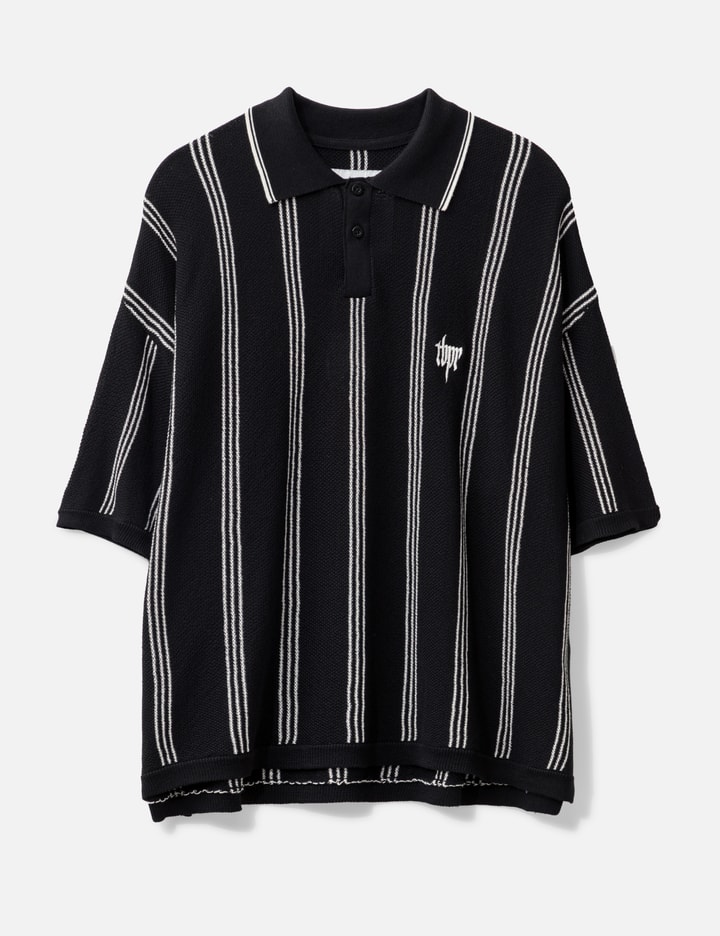 Stripe Knit Polo Placeholder Image