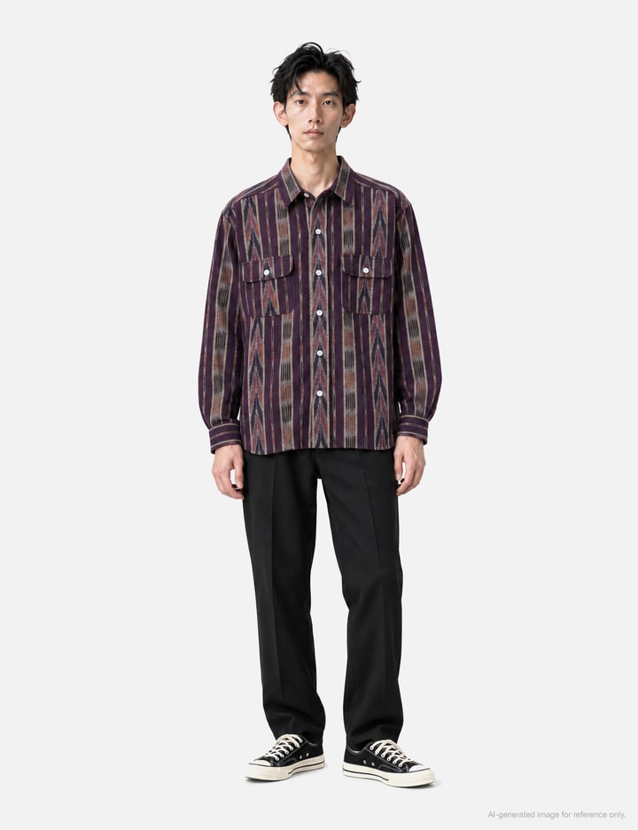 Needles Work Shirt - Ikat Stripe