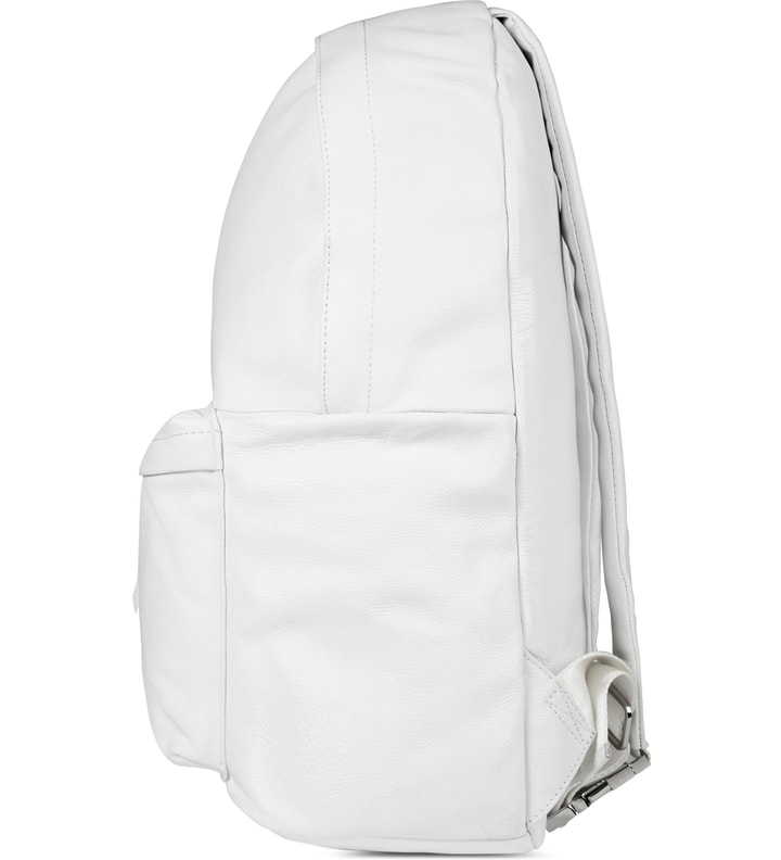 White Leather Backpack Placeholder Image