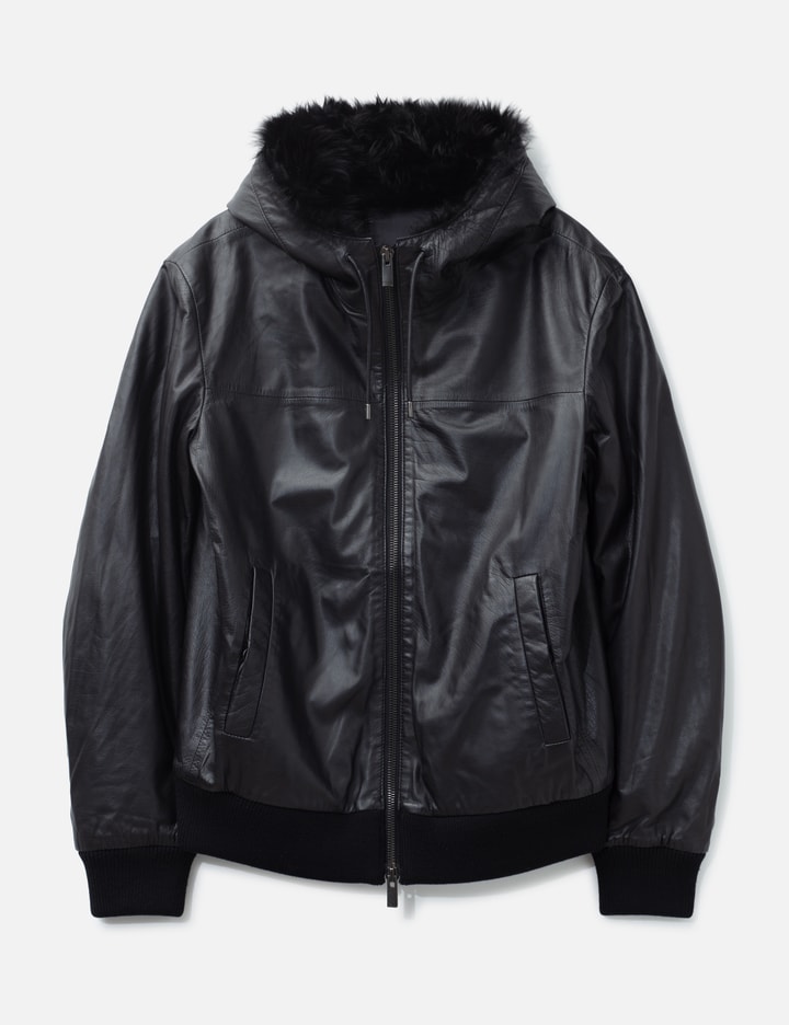 Lamb Leather with Fur Jacket Placeholder Image