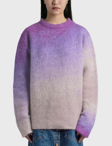 ERL Gradient Crewneck Knitted Sweater