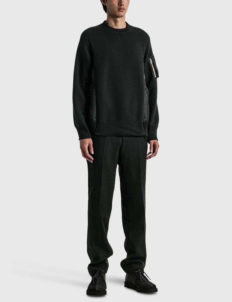 Sacai - スポンジスウェット MA-1 プルオーバー | HBX 定価5万sacai MA 