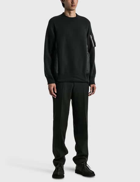 Sacai - スポンジスウェット MA-1 プルオーバー | HBX - ハイプ 