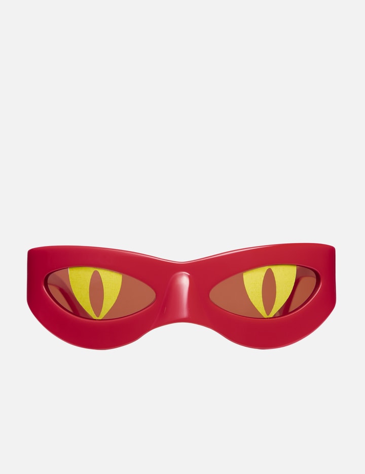 Charles Jeffrey Loverboy Neko Sunglasses In Red
