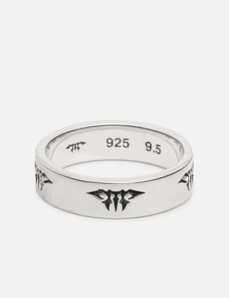 Maltese Cross Quadruplets Signet Ring (Oxidised) view 17