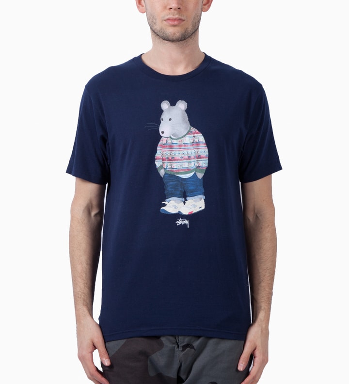 Navy Tom Tom Rat T-Shirt Placeholder Image