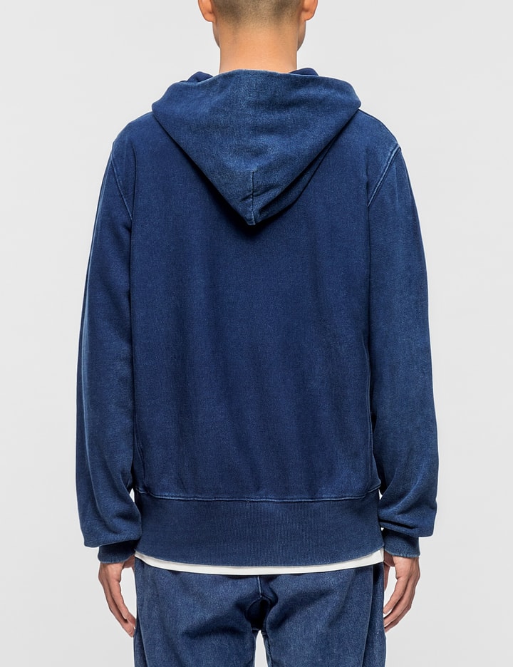 Indigo Dye Zipup Hoodie Placeholder Image