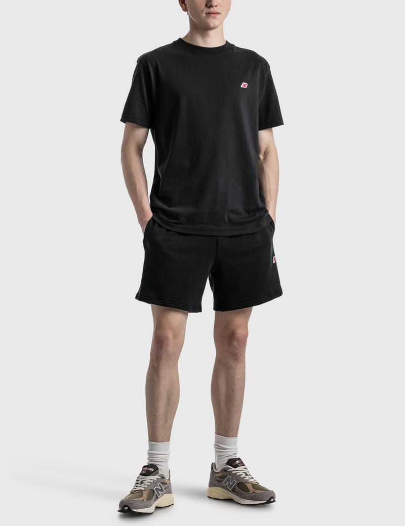 new balance shorts and shirt