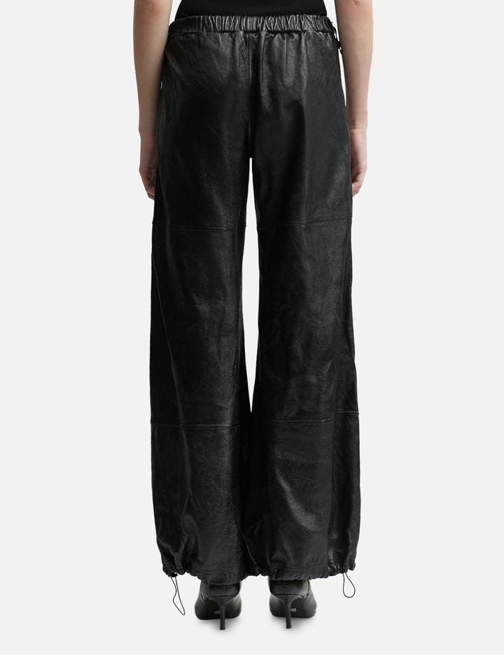 WET LEATHER CARGO PANTS Placeholder Image