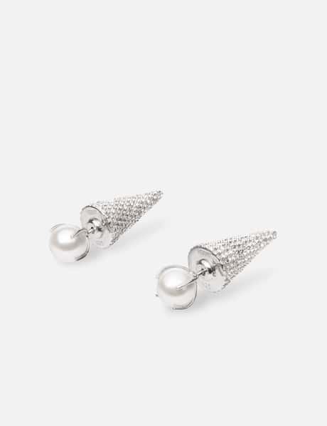 VEERT Pearl Spike Earrings