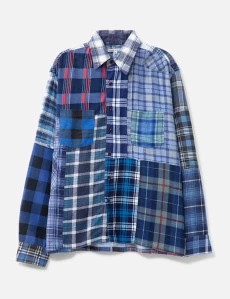 니들스 Flannel Shirt -> Straight Hem Shirt