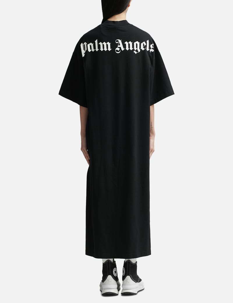 Palm Angels - Logo Print T-Shirt Dress | HBX - Globally Curated Fashion and  Lifestyle by Hypebeast