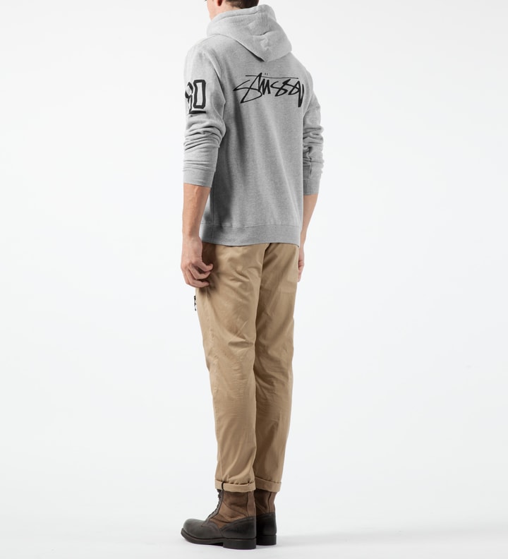 Heather Grey SS Old Skool Hoodie Placeholder Image