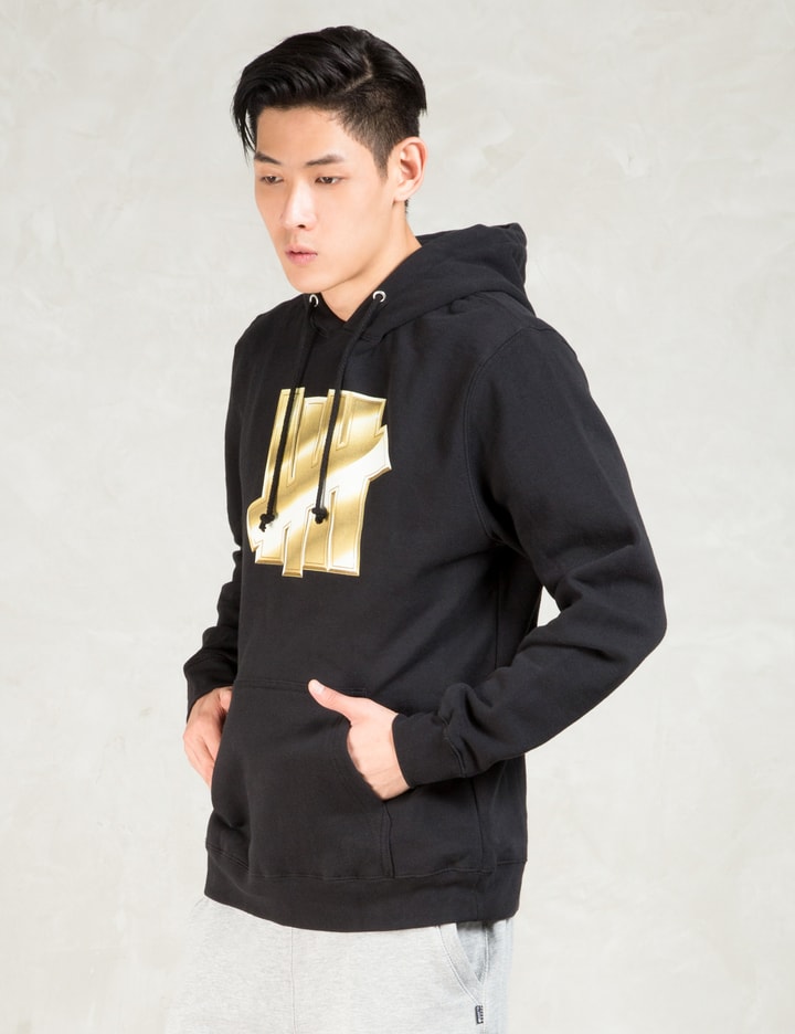 Undefeated Black Gold Strike Hoodie