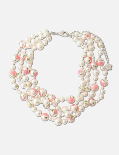 SHUSHU/TONG × YVMIN Painted Pearl Layered Necklace view 4