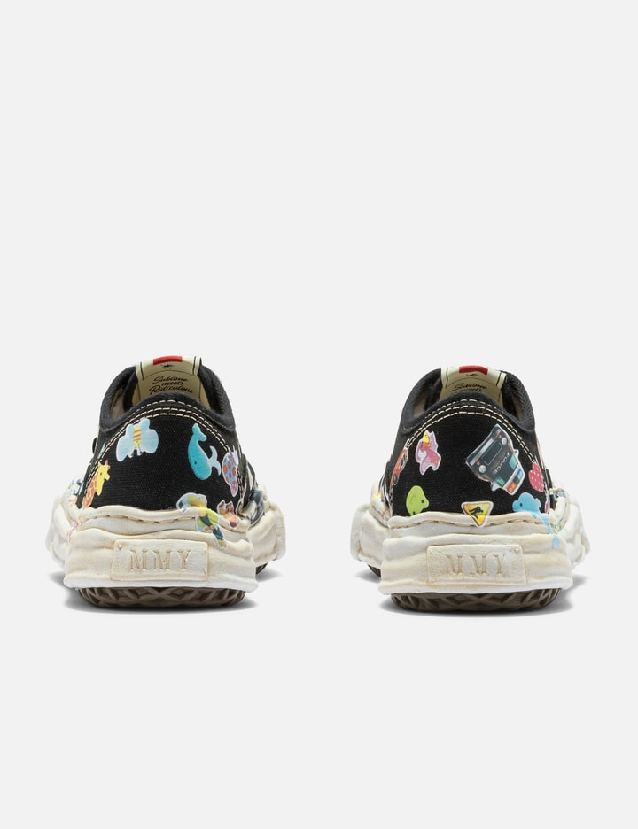 Miharayasuhiro Baker Og Sole Sticker Printed Canvas Low-top Sneakers