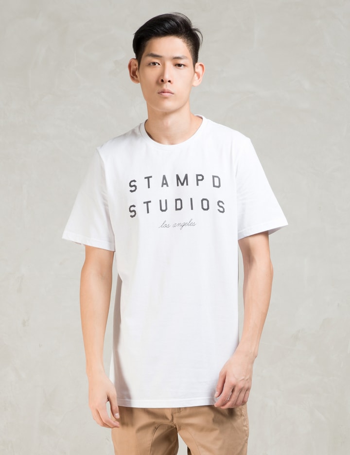 White S/S Stampd Logo T-Shirt Placeholder Image