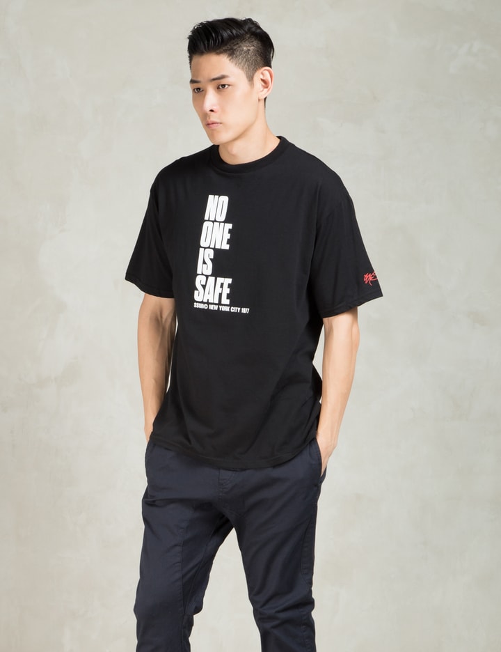 SSUR Black No One Is Safe T-Shirt