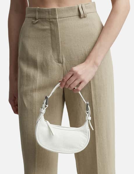 BY FAR Mini Soho Grain Leather Handbag HBX